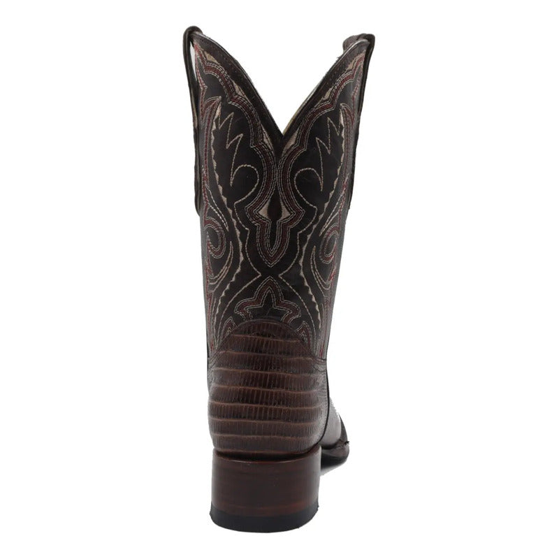 Botas Vaqueras Bulldog Caballero 100% Piel Grabado Lizard