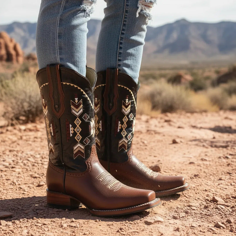 Botas Vaqueras Dama Rodeo Tronco Viejo