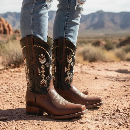 Botas Vaqueras Dama Rodeo Tronco Viejo