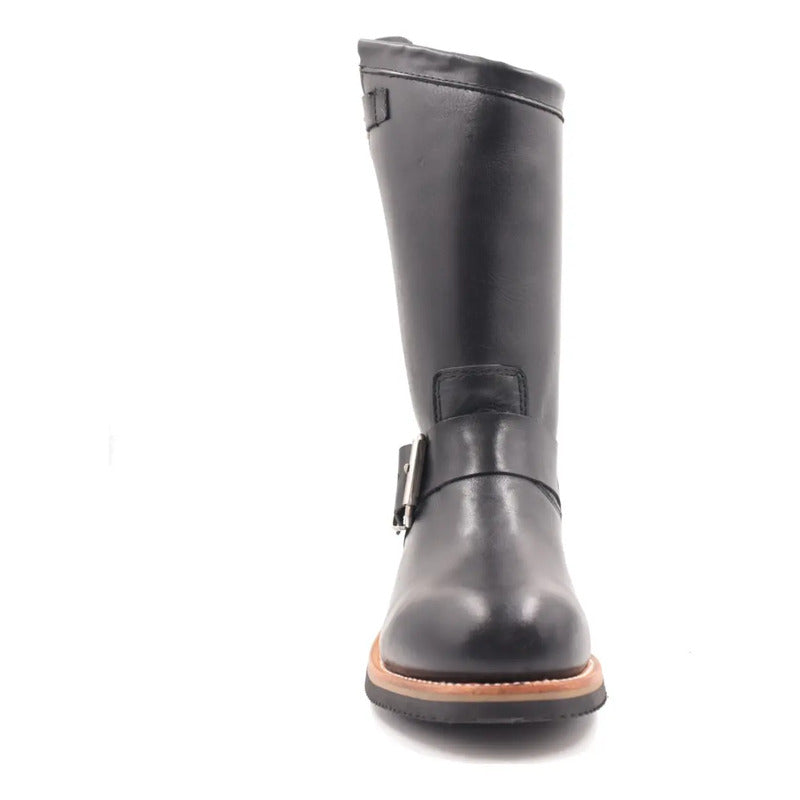Botas Chopper Clasico Natural Tronco Viejo Hebilla