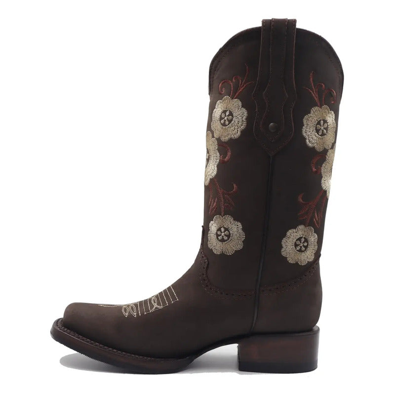 Botas Vaqueras Mujer Soles Rodeo Tronco Viejo.