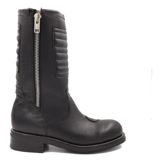 Botas Biker Estilo Cierre Tronco Viejo Boots