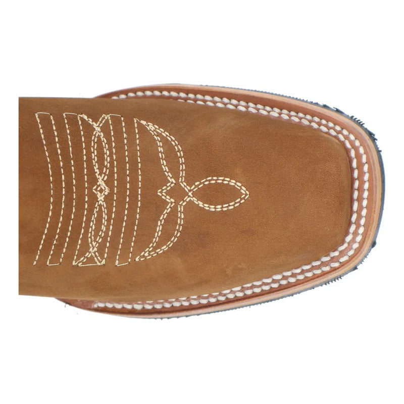 Botas Vaqueras Girasoles Horma Rodeo Tronco Viejo