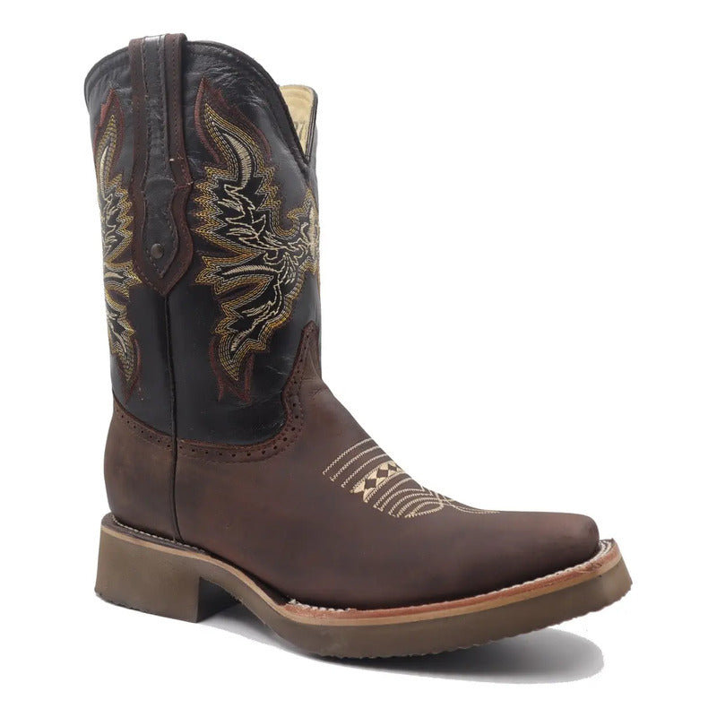 Botas Vaqueras Rodeo Hombre Piel Superligeras