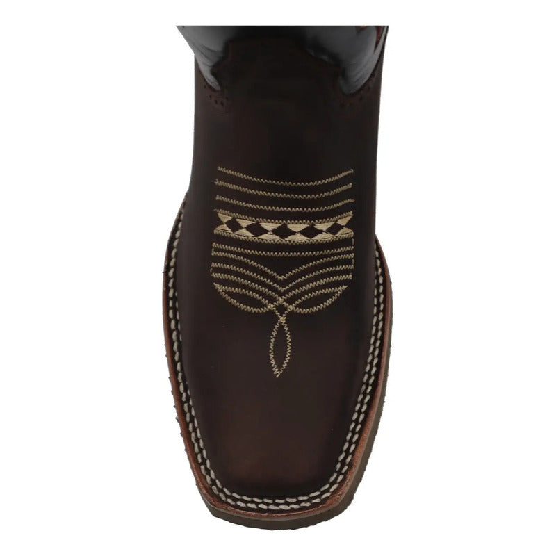 Botas Vaqueras Rodeo Hombre Piel Superligeras