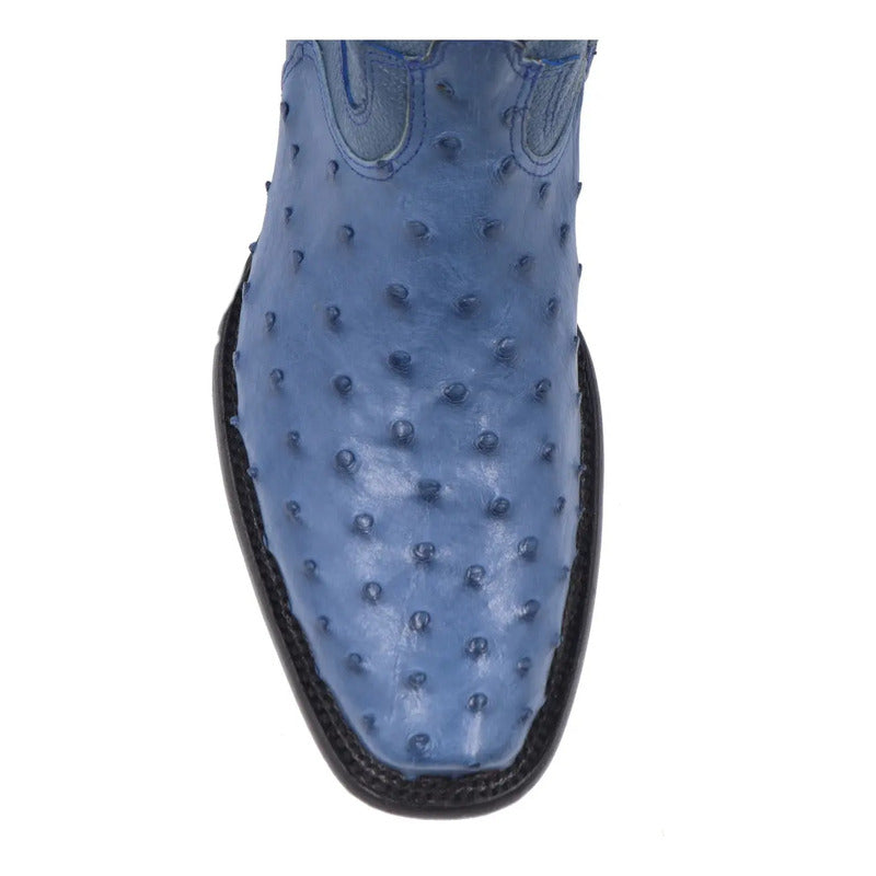 Botas Vaqueras Piel Avestruz Original Horma Dubai