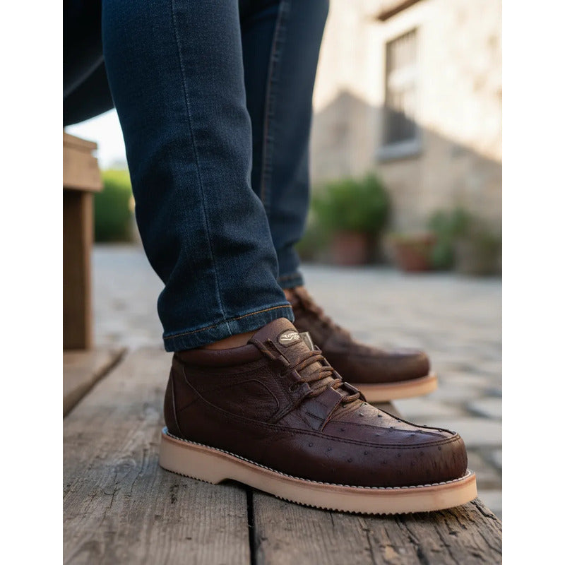 Zapatos Piel De Avestruz Original Superligeros