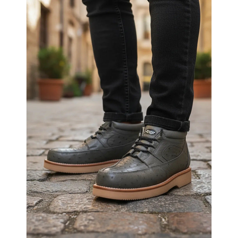 Zapatos Piel De Avestruz Original Superligeros