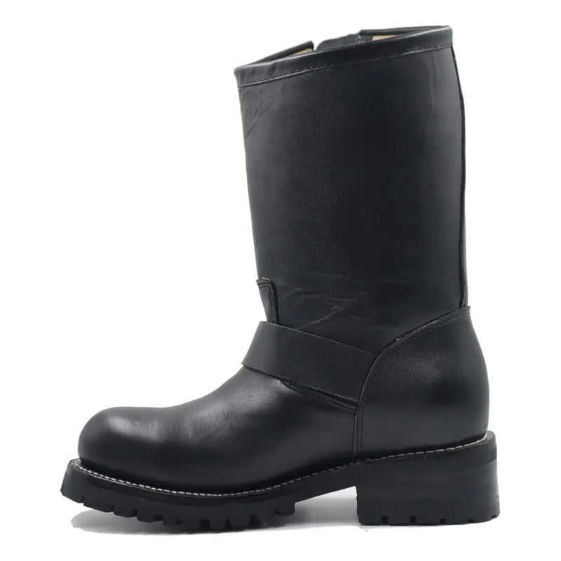 Botas Tronco Viejo Classic Biker Hombre Piel Graso