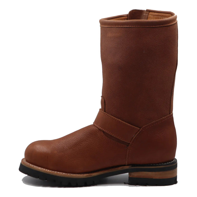 Botas Tronco Viejo Classic Biker Hombre Piel Graso