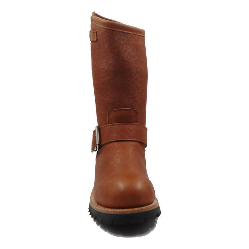 Botas Tronco Viejo Classic Biker Hombre Piel Graso