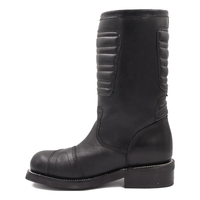Botas Biker Estilo Cierre Tronco Viejo Boots