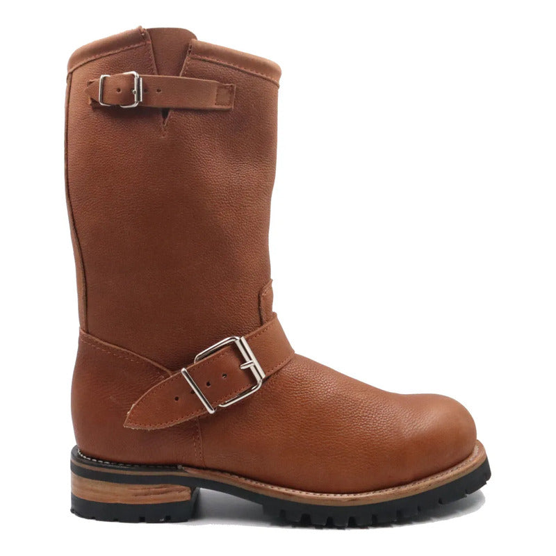 Botas Tronco Viejo Classic Biker Hombre Piel Graso