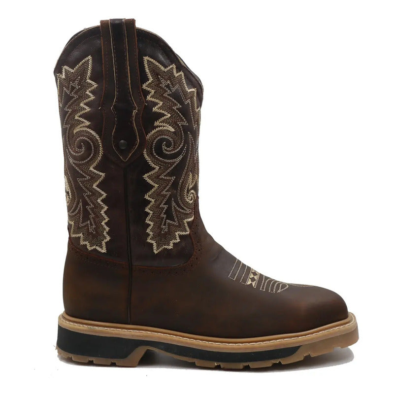 Botas Trabajo Hombre Vaqueras Casco Acero Tronco Viejo