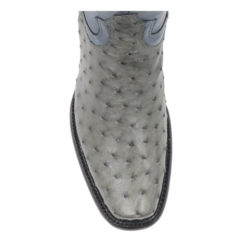 Botas Vaqueras Piel Avestruz Original Horma Dubai