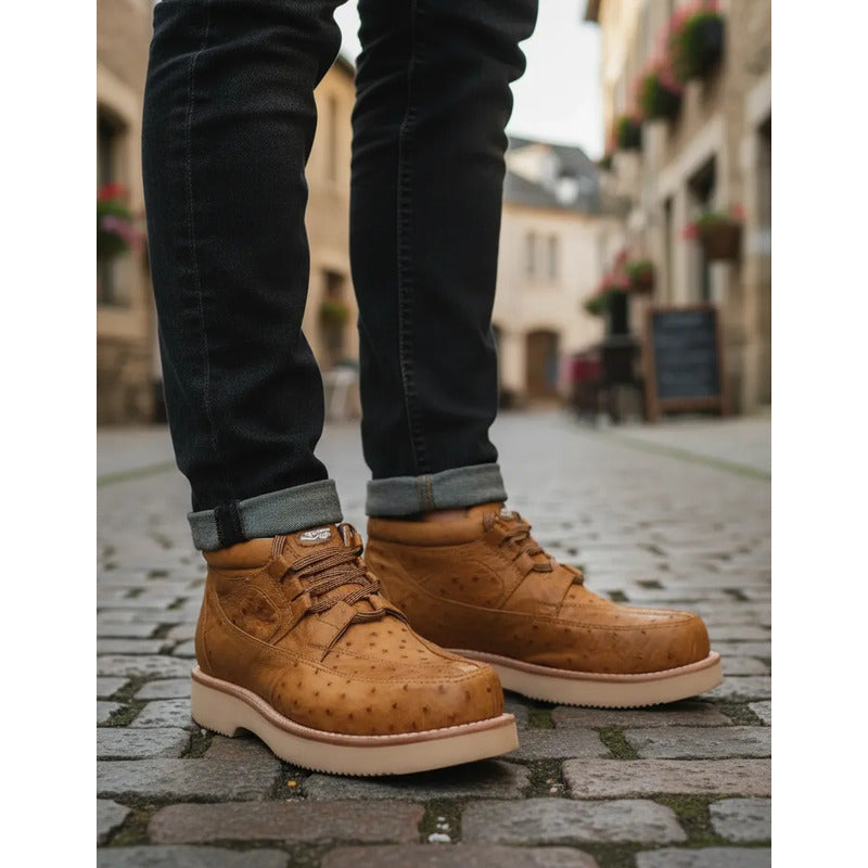 Zapatos Piel De Avestruz Original Superligeros