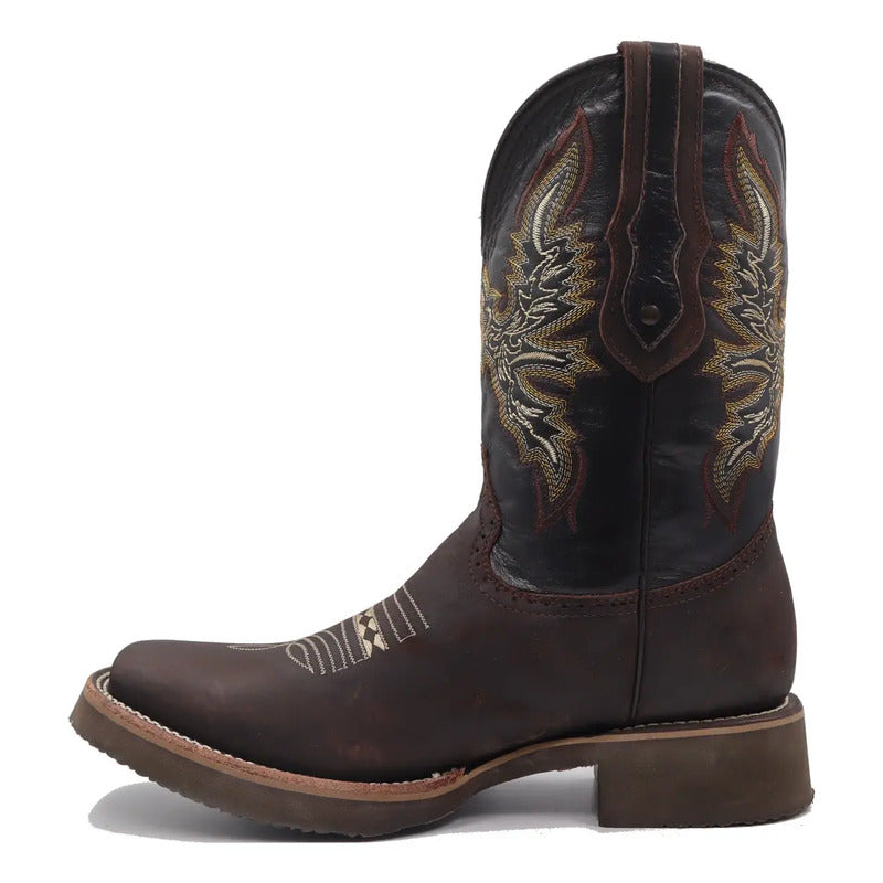 Botas Vaqueras Rodeo Hombre Piel Superligeras