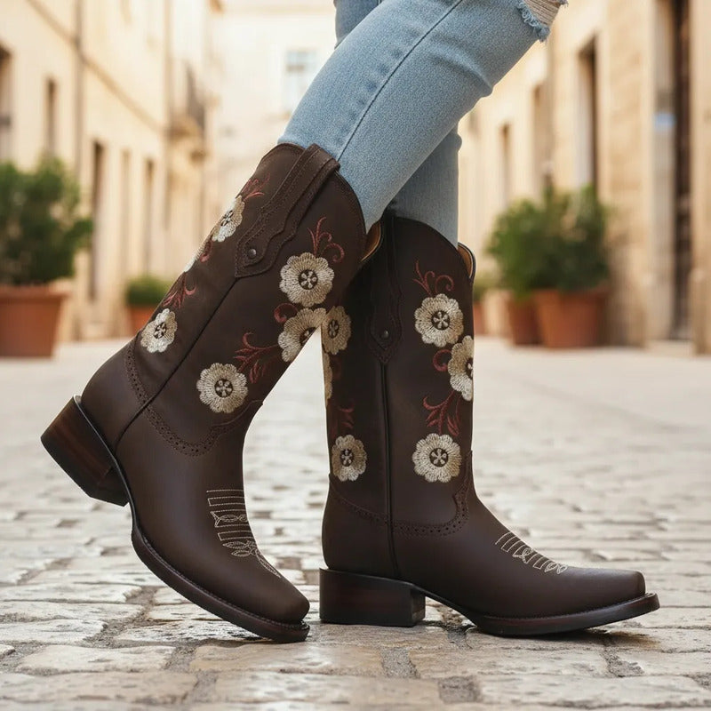 Botas Vaqueras Mujer Soles Rodeo Tronco Viejo.