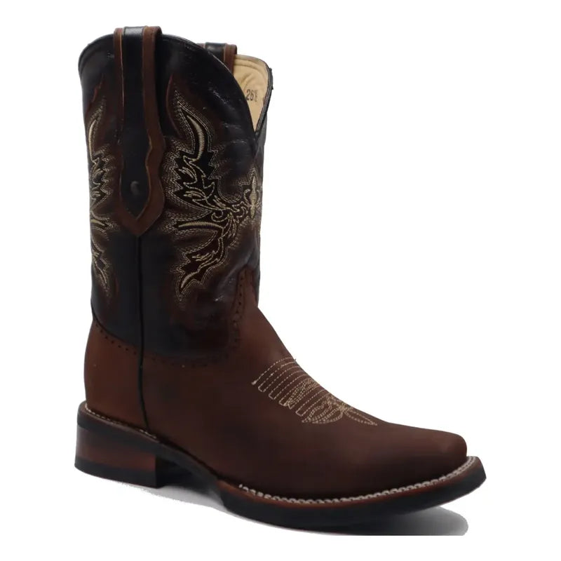 Botas Vaqueras Rodeo San Juan Piel Tronco Viejo